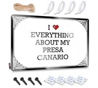 I Love Everything About My Presa Canario Coffee Bar Decor Gate Hanging | Decorative Retro Wall Art Soft Area Vintage Metal Wall Decor(30X40CM)