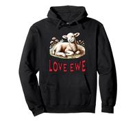I Love Ewe, Sheep Farmer Pullover Hoodie