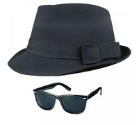 I Love Fancy Dress 2 Piece Blues Brothers Set in Black | Size: Medium I Love Fancy Dress Black Medium