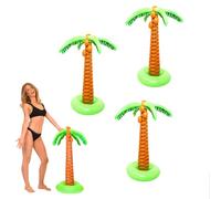 I LOVE FANCY DRESS 3-Pack Inflatable Palm Trees - 90CM/3FT Tropical Blow-Up Props for Beach Parties, Luau, Pool Decor & Summer Events - Fun Hawaiian Theme Decoration