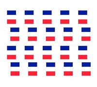 I LOVE FANCY DRESS 33FT FRENCH FLAG 20 FLAGS 10 METERS BUNTING PARTY DECORATION ALL WEATHER BUNTING BASTILLE DAY FRANCE EVENT BANNER