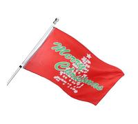 I Love Fancy Dress 5Ft X 3Ft Merry Christmas Flag Decoration