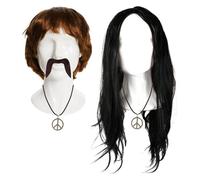 I Love Fancy Dress 60's/70's Singing Couple Accessory Set I Love Fancy Dress Multicolor