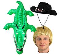I LOVE FANCY DRESS Adults Australian Crocodile Hunter Accessories Set - Variations