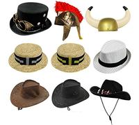 I LOVE FANCY DRESS Adults Brown Suede Cowboy HAT - Wild WEST Style Cowboy HAT with Slide Fastener in Brown