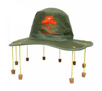 I Love Fancy Dress Australian Crocodile Hunter Cork Hat with Koala Print in Brown | Size: 24 Pack I Love Fancy Dress Brown 24 Pack