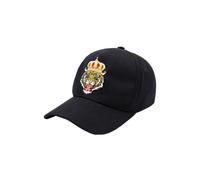 I Love Fancy Dress Black Cap with Tiger | Size: 3 Pack I Love Fancy Dress Black 3 Pack