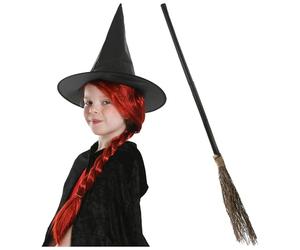 I LOVE FANCY DRESS Childs Room on the Broom Accessory Set - Witch Hat