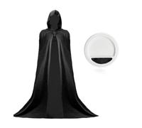 I Love Fancy Dress Dark Emperor Costume 2 Pcs Cape & Face Paint I Love Fancy Dress Multicolor