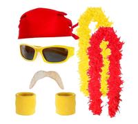 I Love Fancy Dress Deluxe Wrestling Costume Accessory Set 4 I Love Fancy Dress Multicolor