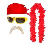 I Love Fancy Dress Deluxe Wrestling Costume Accessory Set 8 I Love Fancy Dress Multicolor