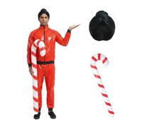 I Love Fancy Dress Factory Worker Costume - 4 Pcs | Size: Medium I Love Fancy Dress Multicolor Medium