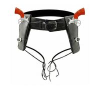 I Love Fancy Dress Gun Holsters & 2 x Pistols | Size: Medium I Love Fancy Dress Multicolor Medium