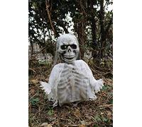 I LOVE FANCY DRESS HALLOWEEN DECORATIONS - SPOOKY HALLOWEEN DECORATIONS FOR KIDS AND PARTIES - GROUND BREAKING GROOM - SKELETON BRIDE WITH TECHNICOLOURED LIGHT UP EYES