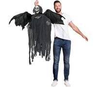 I Love Fancy Dress Hanging Reaper Animated Decoration - Pack Of 2