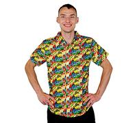 I Love Fancy Dress ILFD4574L Unisex Unique Print Hawaiian Shirt (Large)
