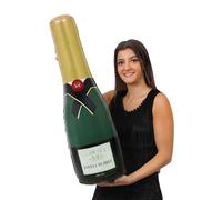 I Love Fancy Dress Inflatable Champagne Bottle | Size: 2 Pack I Love Fancy Dress Multicolor 2 Pack