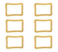 I LOVE FANCY DRESS Inflatable Gold Picture Frame Photo Booth Prop 80cm 31"- 6 Pack - Fun Party Decoration for Selfies, Weddings, Birthdays & Events - Lightweight, Reusable & Eye-Catching
