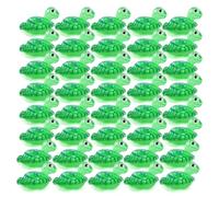 I LOVE FANCY DRESS Inflatable Turtle - Pack of 48 - Cute Green Turtle with Shell Design and Flippers - Adults Kids Boys Girls Fun Summer Activity Pool Party Beach Day Swimming Toy Float
