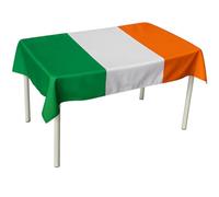 I LOVE FANCY DRESS Ireland Flag Tablecloth - Pack of 6 - 5ft x 3ft Polyester Table Cloth with Bold Irish Flag Print - St Patrick’s Day, Sporting & Themed Event Decoration House Decor