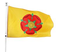 I LOVE FANCY DRESS Large 5ft X 3ft Lancashire County Flag - Pack of 2 - Lancashire County Flag 5ft (152cm/60) X 3ft (91cm/36) - Perfect for Lancashire County Events or Occasions