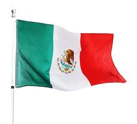 I LOVE FANCY DRESS Large 5ft X 3ft Mexican Flag - Pack of 3 - Mexican Flag 5ft (152cm/60) X 3ft (91cm/36) - Perfect for Mexican Events or Occasions