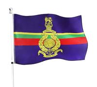 I LOVE FANCY DRESS Large 5ft X 3ft Royal Marines Flag - Royal Marines Flag 5ft (152cm/60) X 3ft (91cm/36) - Perfect for Royal Marines Events or Occasions - Pack of 2