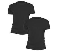 I LOVE FANCY DRESS Mens 2-Pack T-Shirts - XXLarge - Lightweight Crew Neck Black Tees - Classic Plain Short Sleeve T-Shirt Set for Everyday Wear