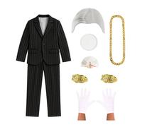 I Love Fancy Dress Men's Henchman Rat Costume - 9 Pcs | Size: Medium I Love Fancy Dress Multicolor Medium