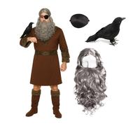 I Love Fancy Dress Men's Odin Costume 5 Pcs | Size: XL I Love Fancy Dress Multicolor XL