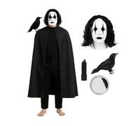 I Love Fancy Dress Men's The Crow Costume Set 5 Pcs I Love Fancy Dress Multicolor
