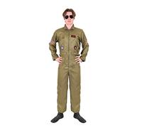 I LOVE FANCY DRESS Mens U.s Army Pilot Jumpsuit Costume