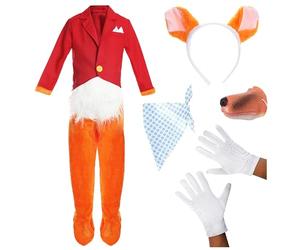 I LOVE FANCY DRESS Mr Fox Costume With Fox Nose For Kids