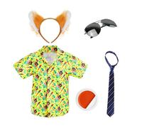 I Love Fancy Dress Nick Costume Set - 5pcs - Sunglasses | Size: Medium I Love Fancy Dress Multicolor Medium