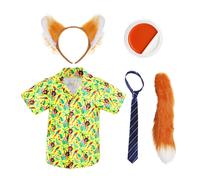 I Love Fancy Dress Nick Costume Set - 5pcs - Thick Tail | Size: Medium I Love Fancy Dress Multicolor Medium