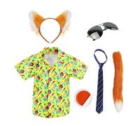 I Love Fancy Dress Nick Costume Set - 6pcs - Thin Tail | Size: Medium I Love Fancy Dress Multicolor Medium