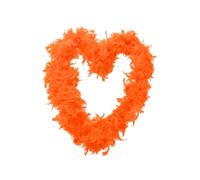 I Love Fancy Dress Orange Feather Boa - 80g | Size: 6 Pack I Love Fancy Dress Orange 6 Pack