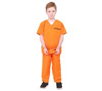 I Love Fancy Dress Orange Prisoner Costume | Size: Large I Love Fancy Dress Orange Large