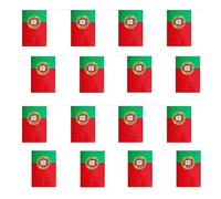 I LOVE FANCY DRESS Portuguese Flag Bunting - 10m 33ft - 20 Flag - Plastic all Weather Portugal Bunting Decoration for Indoor Outdoor Sporting Events, Street Parties, Festivals and Celebrations