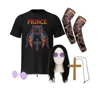 I Love Fancy Dress Prince of Darkness Costume - 5 Pcs | Size: Large I Love Fancy Dress Multicolor Large