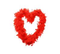 I Love Fancy Dress Red Feather Boa - 65g | Size: 12 Pack I Love Fancy Dress Red 12 Pack