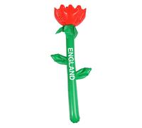 I Love Fancy Dress Red Inflatable English Rose Flower | Size: 6 Pack I Love Fancy Dress Red 6 Pack