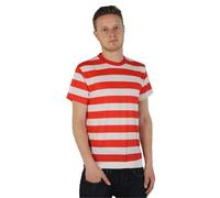I Love Fancy Dress Red & White Striped Short Sleeve Top | Size: Small I Love Fancy Dress Red Small