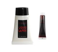 I LOVE FANCY DRESS Special Effects Makeup Set - Pack Of 1 - Liquid Latex & Fake Blood - Halloween SFX Kit for Scars, Wounds & Zombie Fancy Dress