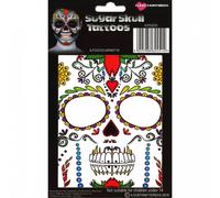 I Love Fancy Dress Sugar Skull Face Tattoo I Love Fancy Dress Multicolor