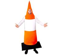 I Love Fancy Dress Traffic Cone Costume in Orange | Size: 2 Pack I Love Fancy Dress Orange 2 Pack