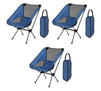 I Love Fancy Dress Ultralight Canvas Packaway Camping Chair - Indigo Blue