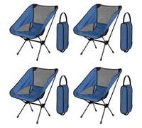 I Love Fancy Dress Ultralight Canvas Packaway Camping Chair - Indigo Blue