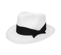 I Love Fancy Dress White Gangster Trilby Hat | Size: 1 Pack I Love Fancy Dress White 1 Pack