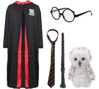 I Love Fancy Dress Wizard Halloween Magic School Uniform Costume in Black | Size: Medium I Love Fancy Dress Black Medium